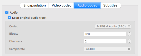 maintain audio track vlc