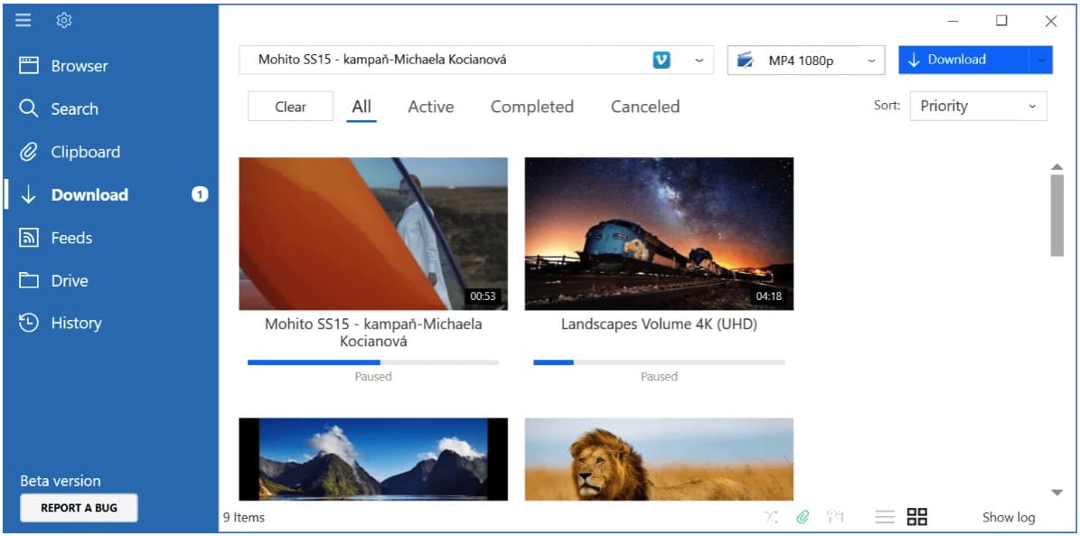 best free video downloader  - VDownloader 