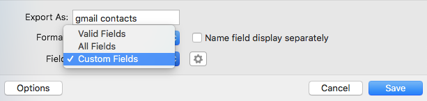 custom fields