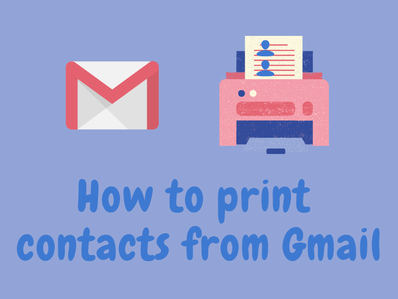 print contacts from gmail