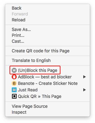 Block this Page