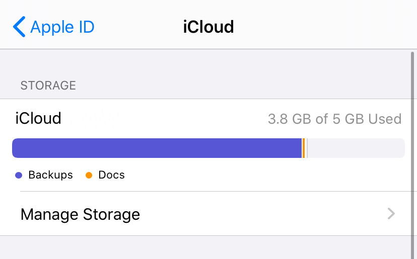 check icloud storage