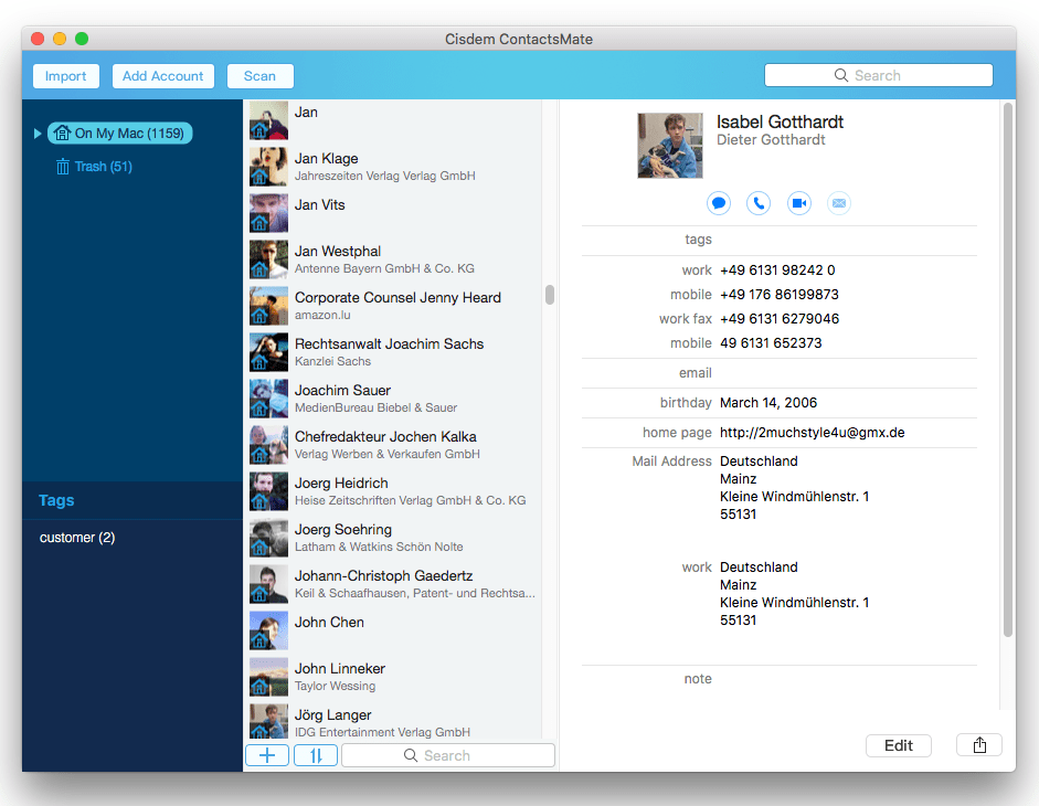 Cisdem ContactsMate instal the new version for mac