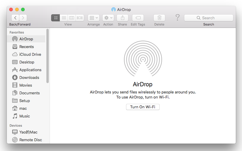 how to receive airdrop from mac to iphone