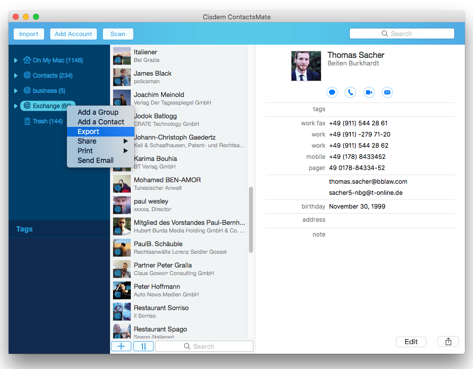 export outlook contacts 1