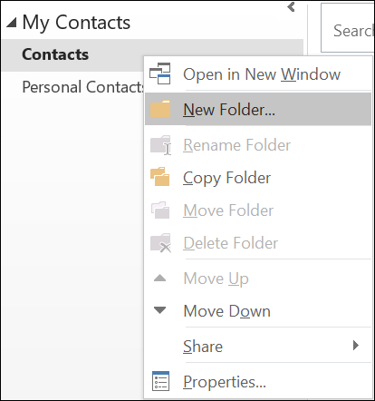 delete duplicate outlook contacts manually  2