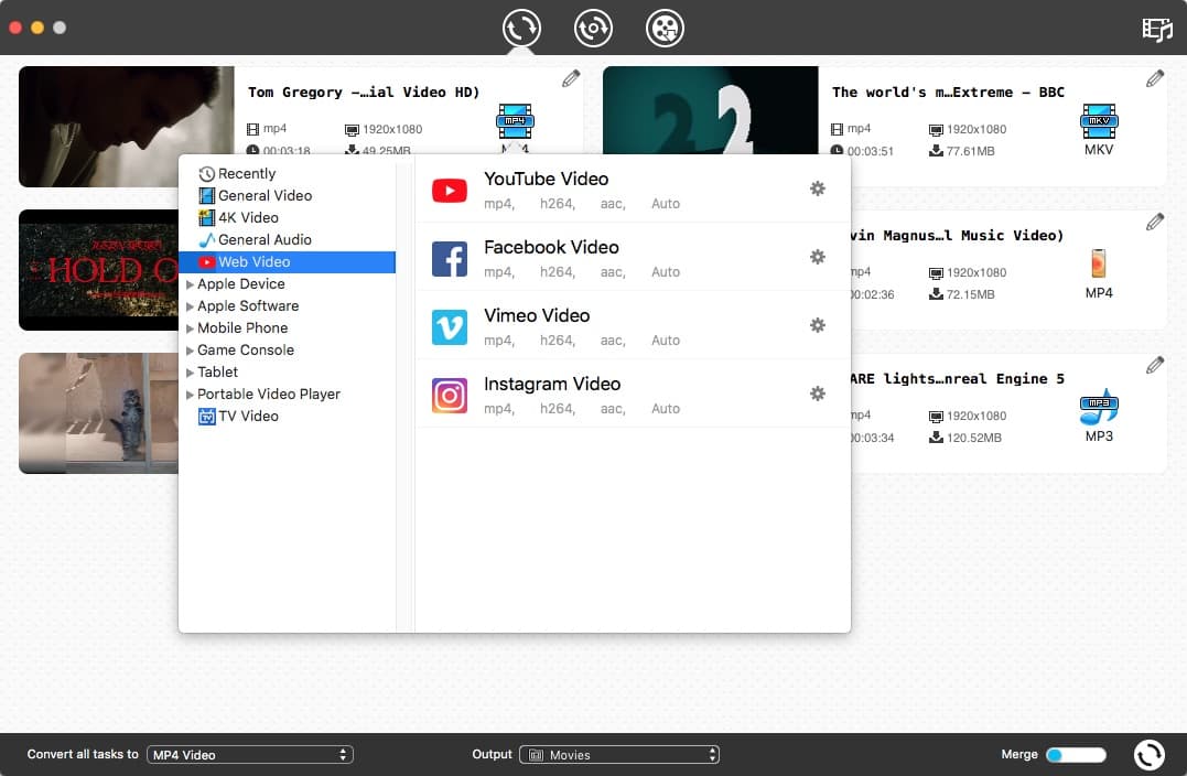 convert youtube videos to instagram mac