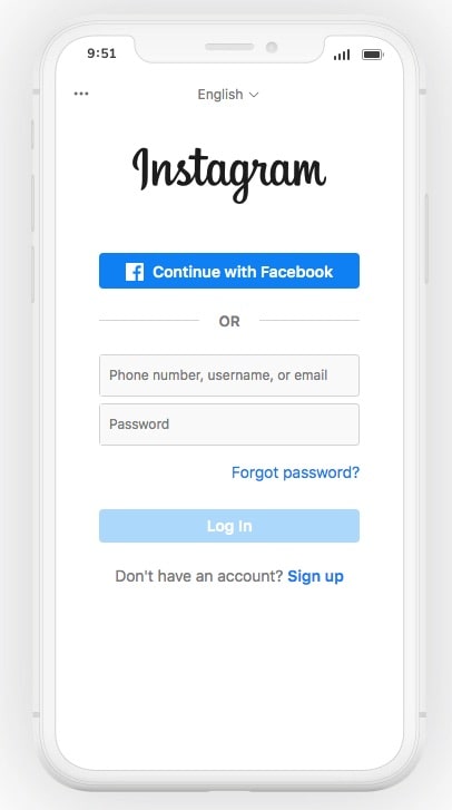 sign in ig via inssist