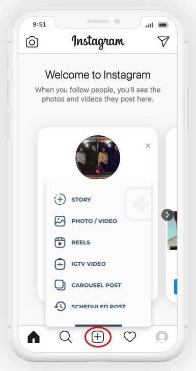 plugin to share youtube video on instagram