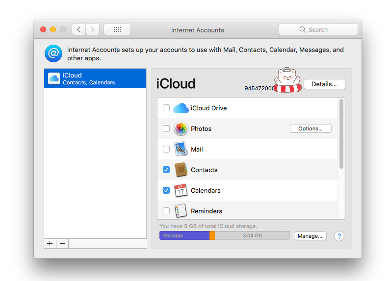 check icloud contacts