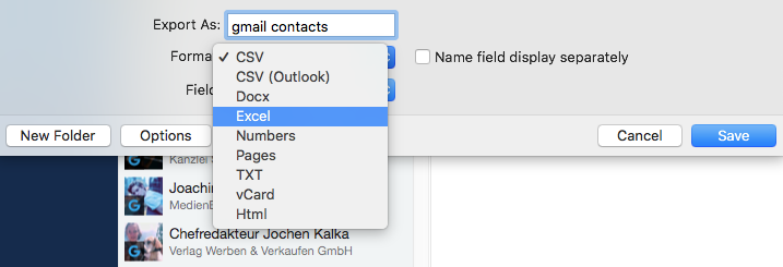 export gmail contacts to gmail