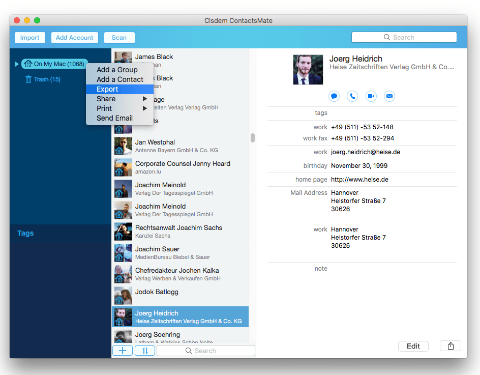 export color excel for mac