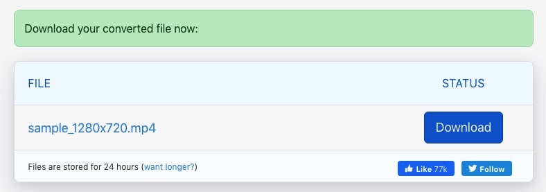 convert mov to mp4 online large files