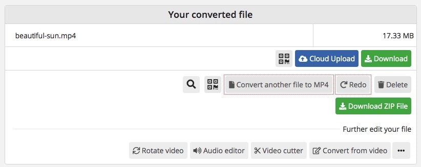convert and download video video2edit