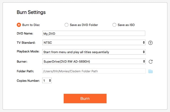 best dvd burning software for mac 2021 step 4
