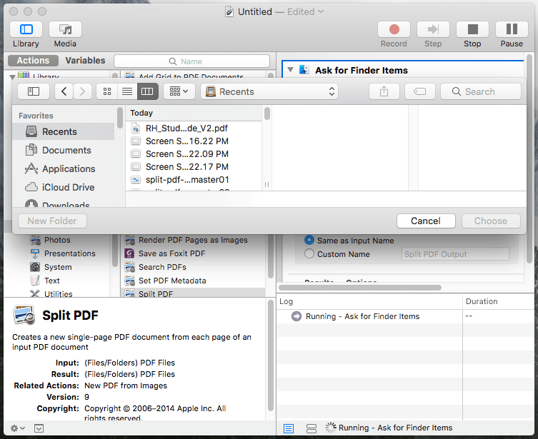 Splitting Multipage PDF by Page Ranges - FolderMill