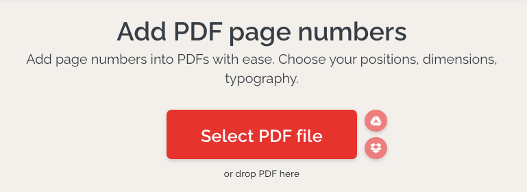 how to add page numbers in pdf mac