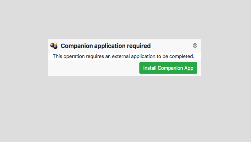 install companion app