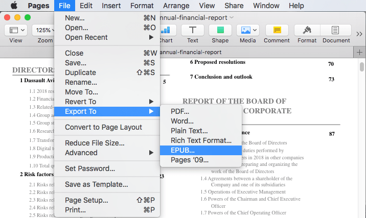 how to convert pdf to epub on mac free