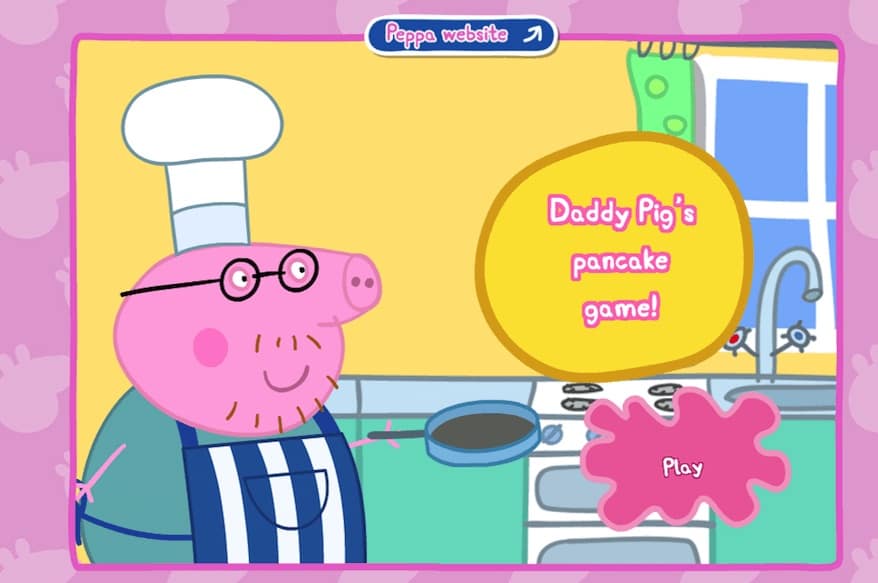 Website to Play Peppa Pig Games- Peppapig.com