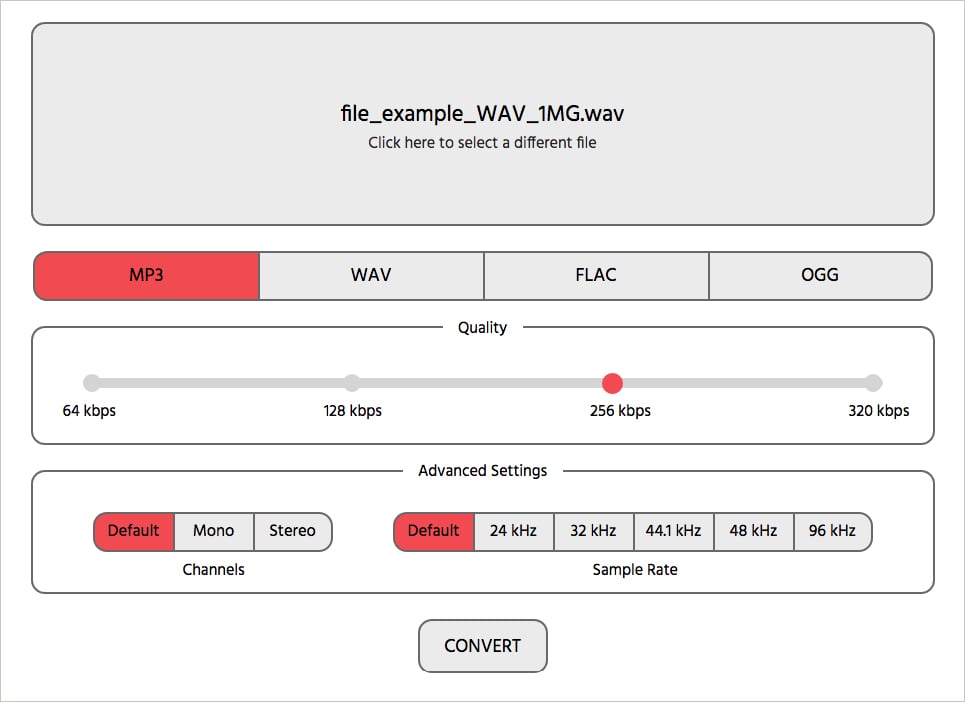 compress wav to mp3 mac online