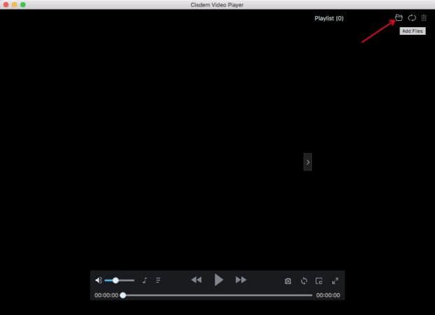 step 3 add an mts file to Cisdem Video Player