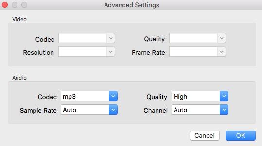 advanced settings