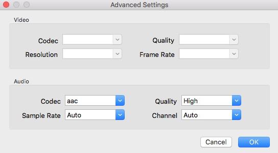 advanced settings