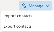 choose Import contacts