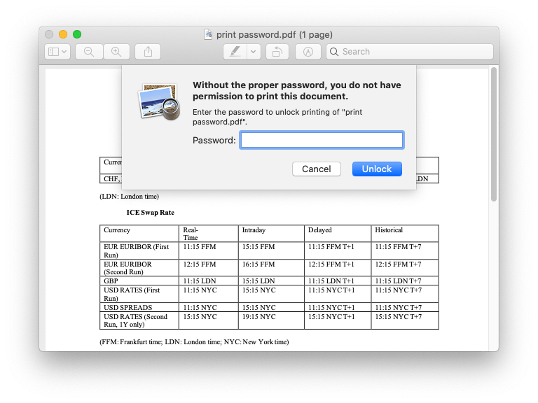 cannot print pdf