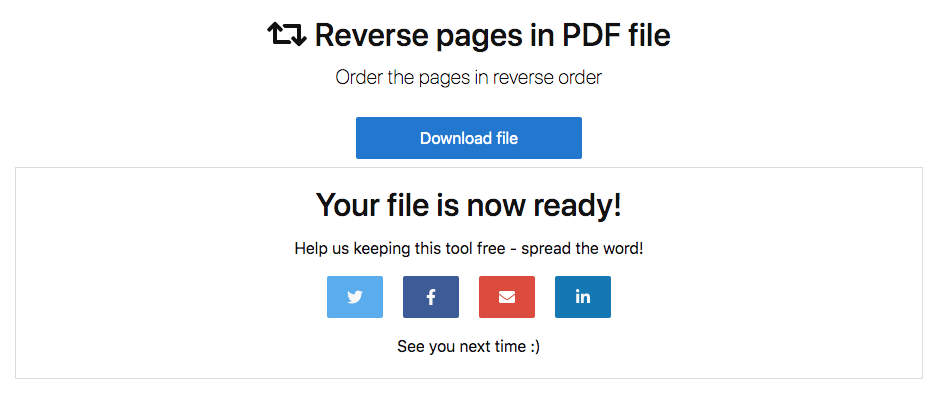 reverse page ux4