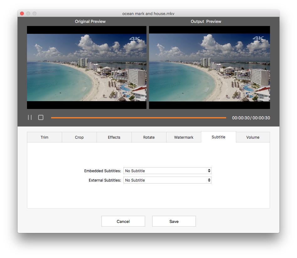 video converter add subtitles to mkv mac