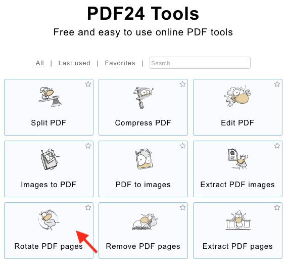 rotate page tool1