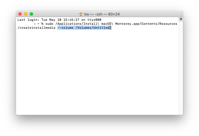 reinstall macos monterey usb 2