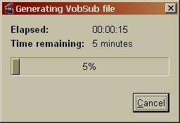 avidenux generate vobsub file