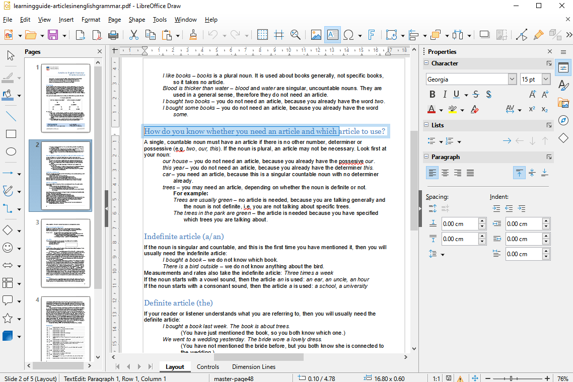 edit pdf windows11 libre2