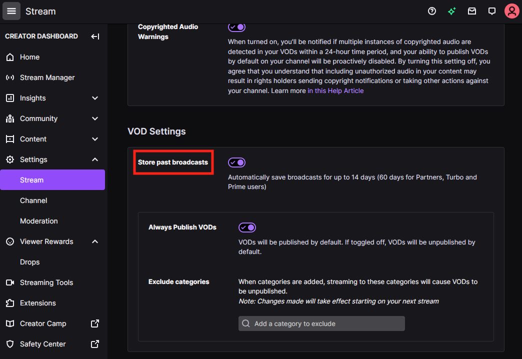 download own twitch videos directly 3