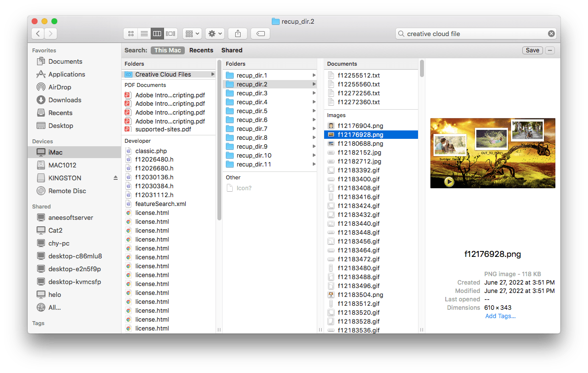 finder manage files