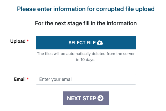 recover corrupted cad online