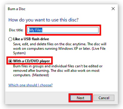  burn dvd from video_ts and audio_ts files  without software 01