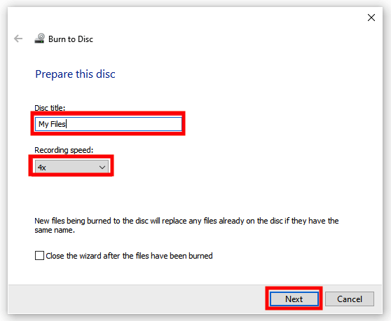  burn dvd from video_ts and audio_ts files  without software 03