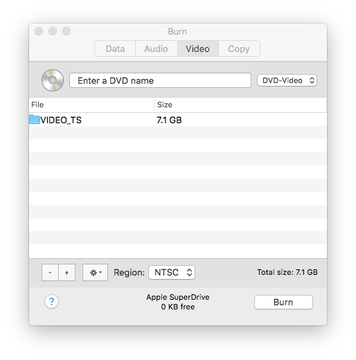 how to burn video_ts file on dvd