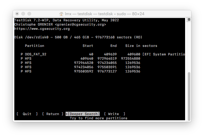 testdisk recovery 05