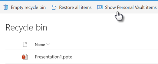 OneDrive에서 복구하십시오