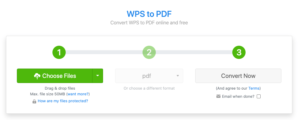 wps to pdf online
