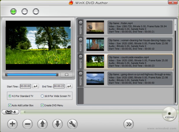 winxdvd author ui