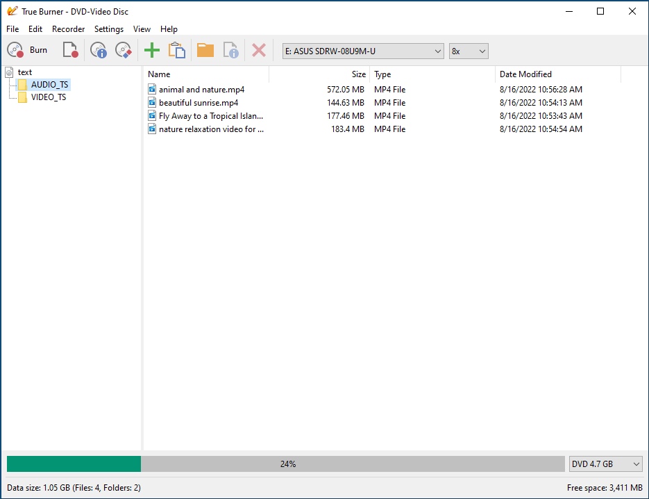 03 Criador de DVD gratuito para Windows
