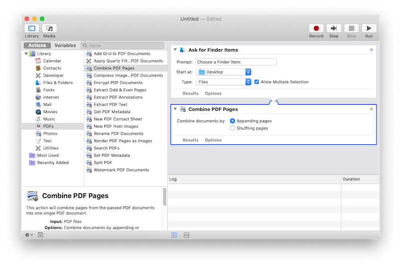 combine pdf automator 03