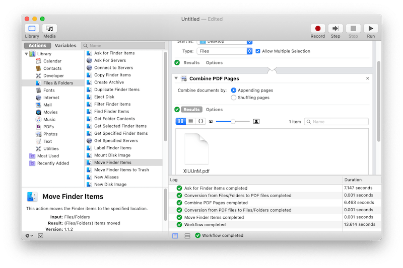 combine pdf automator 05