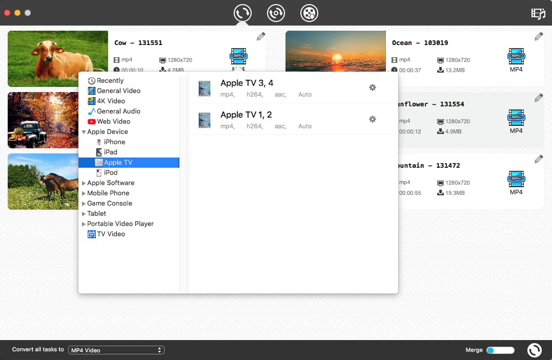 How to Convert MP4 to Apple TV Format on Mac and iPhone Easily